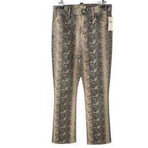 MOTHER Womens The Hustler Flood Jeans, Boa Babe, High Rise, Size 29, NWT